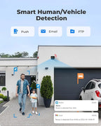 REOLINK 4K/8MP Security PoE IP Camera, Human/Vehicle/Pet Detection, Time-Lapse, 100ft IR Night Vision, Work with Smart Home, Up to 256GB microSD Card, Surveillance Outdoor Indoor, RLC-810A