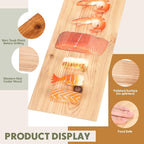 Landical 3/6/10/13/20 Pcs XL XXL Large Cedar Plank for Grilling Salmon Thicker Design Full Filet of Meat Fish Veggies Adding Extra Smoke and Flavor Soaking Fast Easy to Use(6 Pcs,15 x 7 Inches)