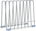 Reusable Storage Bags Rack, Drying Rack for Storage Bags, Stainless Stand for Reusable Freezer Containers & Vacuum Sealer Bags , File Organizer Desktop Storage, Kitchen Storage & Organization (Silver)