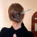 Qianyu 4 Pcs Ancient Style Sword Hair Chopstick Chinese Style Hair Stick for Bun Hair Long Hair Classic Vintage Ancient Sword Shape Hair Stick Women Girl Decorative Accessories (Style 3)