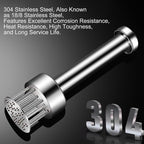 Stainless Steel Meat Tenderizer Tool, 21 Sharp Needles, Meat Piercing, Tenderizing Steak, Beef, Chicken, Pork, Barbecue, Marinating, Small Meat Grinder