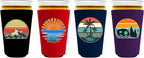 Retro Outdoor Designs Pint Glass Coolie 4 Pack