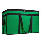 Bodaon Insulated Food Delivery Bag, XXXL Grocery Cooler Bag, Green, 1Pk | Pizza Delivery Bags for Hot/Cold Food, Commercial, Large Capacity Reusable Warming Bag, Catering Warmers for Parties/Picnic