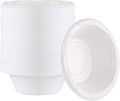 200 Count Disposable 5 ounce White Plastic Dessert Bowls