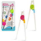 Kids Chopsticks, 2 Pairs Training Chopsticks for Toddlers Beginners Children Learning Practice, Hand Eye Coordination Development, Non-Slip Grip, Fun Everyday Dining Tool for Kids