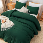 King Comforter Set Emerald Soft Microfiber Comforters Set for Women and Men Lightweight Down Alternative Comforter for All Season (1 Comforter, 2 Pillowcases)