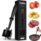 5 Curved Blades Meat Chopper for Ground Beef Hamburger Turkey | Heat-Resistant Ground Beef Masher, Mix and Chop Meat Chopper, Non-Slip and Ergonomic Meat Masher