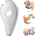 Uinxan 5 in 1 Bottle Opener for Seniors with Arthritis & Weak Hands | Opens Vacuum Seals, Water, Small Jar Lids(0.6"-2.7"), Beer Caps, Pull Tabs–Multi Portable Tool for Elderly/Women/Men (Silver)