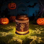 Solar Halloween Decorations Outdoor Lantern , Birthday Gifts for Women, Solar Lights Outdoor Waterproof LED Decorative Garden for Lawn, Landscape, Patio, Porch Hanging Lantern for Ladies, Mom, Grandma