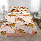 Franco Kids Bedding Super Soft Comforter and Sheet Set with Sham, 7 Piece Full Size, Spirit Riding Free