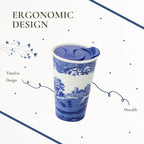 Spode Blue Italian 8oz Travel Mug