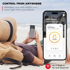 Kwikset Halo Wi-Fi Smart Lock, Keyless Entry Door Deadbolt, Geofence Auto-Unlock, Grade AAA Certified, No Hub Easy Install, Satin Nickel Lifetime Finish Warranty, Touchscreen