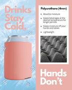 PartyPrints 1000 Pack Strawberry Ice Blank Can Cooler Sleeves, Customizable Bulk Can Coolers, Extra-Thick Collapsible Drink Insulator Sleeve, Beer Can Coolers for Party Beverages