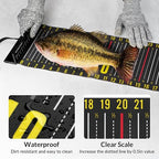 THKFISH 53in Portable Waterproof Fishing Ruler with Measuring Board | Folding Fish Ruler, Roll Up Fish Measuring Tape for Boat, Kayak, Coolers, Yacht and Workbench 53 *7.5"-1pcs/59 * 3.15"-2pcs