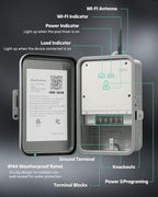 DEWENWILS Pool Pump Timer, Outdoor Smart WiFi Box, Heavy Duty 40A 120VAC 2HP Wireless Controller Timer for Pool, Water Heater, Compatible with Smart Phone, Alexa, Google Assistant, ETL Listed