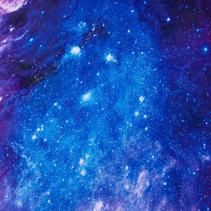NINENINE King Size Comforter Purple Bed Set for Teen Kids Girls Galaxy Bedding Sets Printed with 1 Comforter 2Pillowcases……