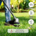 Quintillus 12-Pack 095 Trimmer Line Heavy Duty, Weed Wacker String for Gas and Electric Grass Trimmer and Brushcutters, Pre-Cut Dual Color 3-Section Fast-Positioning Twisted Trimmer Line 14FT