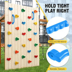 TOPNEW 20PCS Rock Climbing Holds with 2 Safety Handles, Non-Slip Kids Climbing Grips, Indoor Outdoor Climbing Wall Kit with Complete Mounting Hardware, Ideal Gift for Playground & Home
