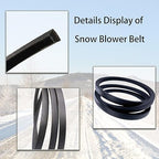 (1/2" X 34-1/2") 532419744 Snow Blower Traction Drive Belt for Husqvarna AYP 179092 419744 532179092 532416954 532416954 SnowBlower