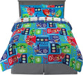 Franco Kids Bedding Super Soft Comforter and Sheet Set with Sham, 7 Piece Full Size, PJ Masks