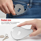 Uinxan 5 in 1 Bottle Opener for Seniors with Arthritis & Weak Hands | Opens Vacuum Seals, Water, Small Jar Lids(0.6"-2.7"), Beer Caps, Pull Tabs–Multi Portable Tool for Elderly/Women/Men (Silver)