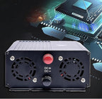 5000W Power Inverter 72V DC to 110V AC Converter with LED Display Dual AC Outlets Dual Fans Radiating for RV, Camp, Boat and Home Emergency Portable Pure Sine Wave Inverter (LED Screen, 5000W 72V)
