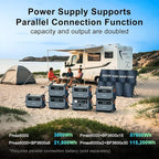 OSCAL PowerMax 6000 Dedicated Expansion Battery Pack, 3600Wh LiFePO4 Solar Generator for Power Station PowerMax6000, Extra Battery Backup for Balcony, Camping, Travel, Power Failure