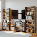 IRONCK Bookshelves and Bookcases Floor Standing 6 Tier Display Storage Shelves 70in Tall Bookcase Home Decor Furniture for Home Office, Living Room, Bed Room