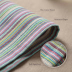 Urban Villa Cloth Napkins Cotton 20x20 (Set of 12) Multi Blue