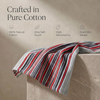 Urban Villa Kitchen Towels Cotton Dish Towels 20”x30” (Set of 6) Grey