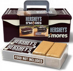 Mr. Bar-B-Q Hershey's Smores Caddy Tray Organizer - Smores Station Box to Store All Essentials On The Go for Picnics, Camping w/Removable Tray & Carrying Handle - No Food Items Included - 00262HSY