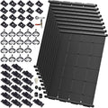 Industrial Grade Solar Pool Heater DIY Kit - Superior High-Wind Strapless Mounting System & Maximum Freeze Resistance (9-4'x7.5' / 270 Square Feet)