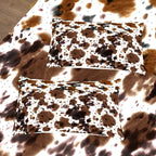 Tailor Shop Cow Print Bedding Sets King Size,Cow Print Comforter Set for Boys Teens Girls,Black White Queen Soft Microfiber Cowhide Bedding Set with 1 Comforter and 2 Pillowcases…