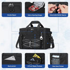 Maelstrom 30/40 Can Soft Cooler Bag, Leakproof Insulated Ice Chest | 24h Cold (With Ice), 5-Layer Insulation, Multi-Pockets ,Lightweight,Perfect For Camping, Beach, Hiking, Kayaking, Road Trips