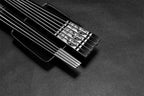 Metal Chopsticks ,Stainless Steel Non-Slip Design Chopsticks Reusable Dishwasher Safe Chop Sticks Laser Engraved Dragon Pattern 5 Pairs Gift Set