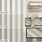 Total Blackout Linen Curtains 108 Inch Length 2 Panels Set for Bedroom Heat Cold Light Blocking Noise Reduction Cotton Linen Drape 9ft Long Floor to Ceiling Patio Sliding Door Curtain Cream White Back