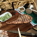 Resin Cutting Board: Ocean Charcuterie Board, Epoxy Cutting Board for kitchen, gift (green wave)
