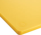 Winco 12" x 18" Yellow Cutting Board (Set of 6) | Dishwasher safe, Stain resistant, Minimizes dulling, HACCP approved, Great for Charcuterie, Appetizers and Buffet Displays