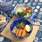 28Oz Ceramic Ramen Noodle Pho Bowl Set with Chopstick&Spoon&Gift box | Lead & Cd Free, Food Safe, Microwave/Oven/Dishwasher Safe, Matching pattern set, foam packed, ideal all-occasion gift