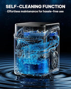 Silonn Nugget Ice Maker Countertop, Pebble Ice Makers with Crushed Soft Chewable Ice, 33lbs Per Day with Scoop, Pellet Portable Ice Machines with Auto-Cleaning for Home, Kitchen, Office