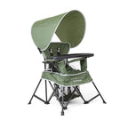 Baby Delight Go with Me Venture Portable Chair | Indoor and Outdoor | Sun Canopy | 3 Child Growth Stages | Moss Bud Green