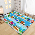 Car Carpet for Kids Kids Rugs for Playroom Car Track Rug Road Rug for Kids Car Play Rug Road Carpet for Toy Cars Car Track Rugs for Boys Car Rug for Boys Room 4'×5'