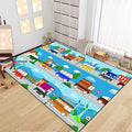 Car Carpet for Kids Kids Rugs for Playroom Car Track Rug Road Rug for Kids Car Play Rug Road Carpet for Toy Cars Car Track Rugs for Boys Car Rug for Boys Room 4'5''×6'