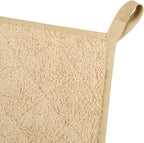 Pot Holders for Kitchen, 100% Cotton Terry Pot Holder Set of 5, Heat Resistant Hot Pads for Cooking, Baking, Hot Dishes and Countertop Protection,Light Brown