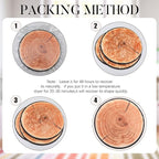 Woanger 24 Pcs Carpet Circle Seats 13.78 Inch 3D Digital Print Wood Tree Round Kids Floor Cushion Soft Warm Small Mat Circle for Preschool Classroom Seating Home Couch Sofa Bedroom Living Room Decor