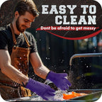 KITCHEN PERFECTION XL Silicone Smoker BBQ Gloves -Heat Resistant Oven Mitts | Waterproof, 5-Finger Design For A Better Grip, for Pitmasters, Meat Smoking, Grilling, Cooking, Frying Turkey | Grill Gift