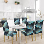 Dining Chair Covers, Stretch Seat Covers, Washable Furniture Protector | 4 Pack, Washable, Stretch Fit, Soft, Non Slip, Dining Chair Covers, Seat Protector, Furniture Cover,Easy Clean