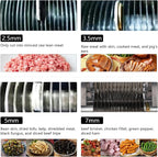 Meat Cutter Machine, 850W Electric Meat Slicer Shredded Cutting Machine, 3.5mm Commercial Stainless Steel Blade Shredder, 330lbs/h for Boneless Pork Chicken Fish Vegetables (3.5mm)