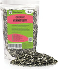 Horticultural Organic Vermiculite by GARDENERA - (Made in Ukraine) - Medium Grade - Natural Soil Additive for Potted Plants, Orchids, Hydroponics, Terrariums (5 Quart)
