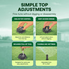 Rain Bird 5000 Rotor with Nozzle Tree 20 Pack + Rotor Screwdriver Tool | 5000RCTREE) + (CPRTOOL) 3/4 inch Inlet for Water Efficient 4 inch Pop Up, Adjustable 40 - 360 Degree Arc & 25 - 50 ft Radius